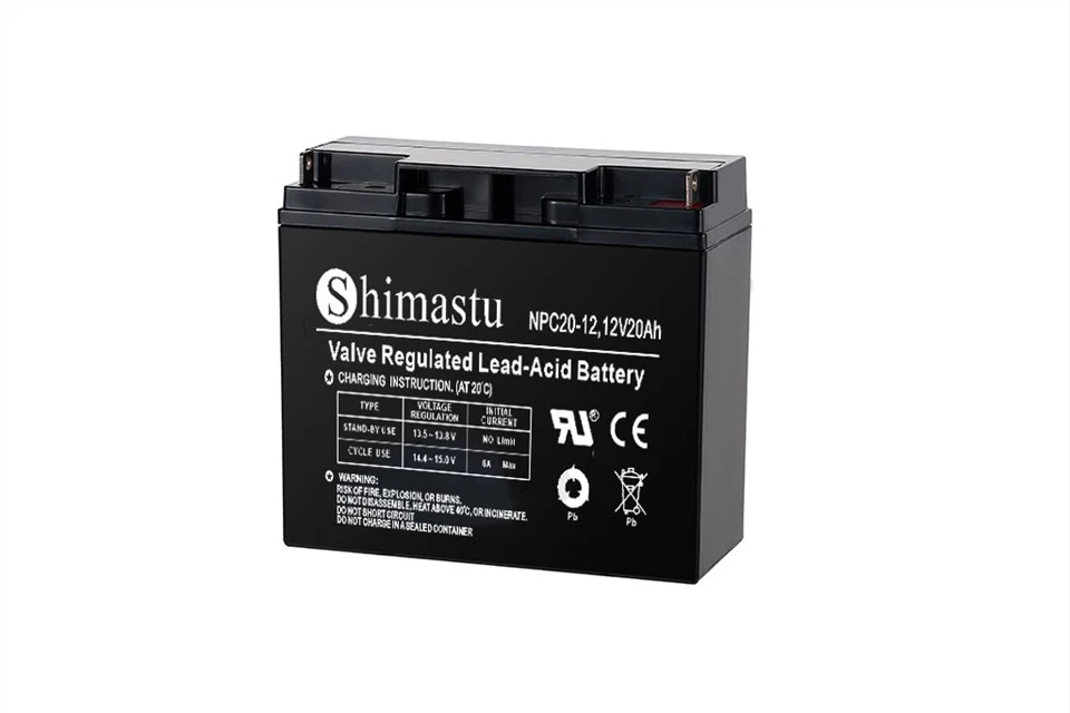 12v 20ah agm dypsyklusbatteri