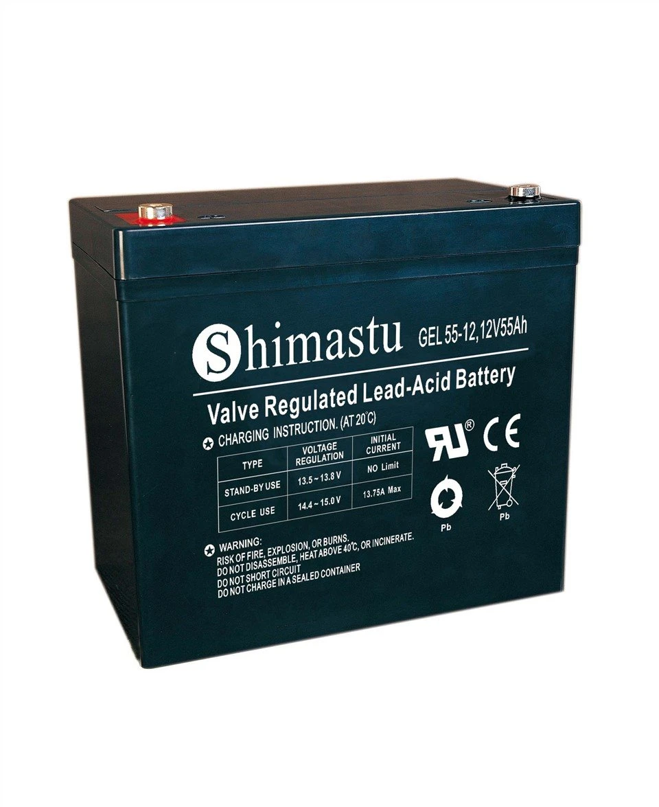 12V 55Ah GEL-batteri