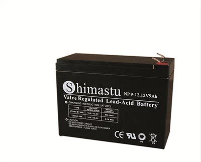 12V 9Ah batteri oppladbart